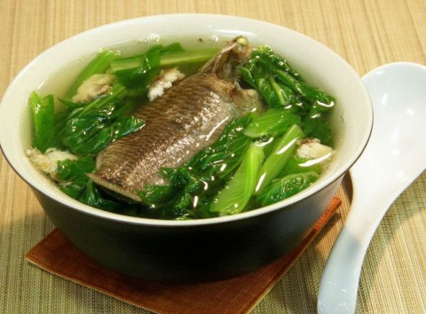 canh ca ro rau cai - Cách nấu canh cá rô rau cải ngon ngọt đậm vị