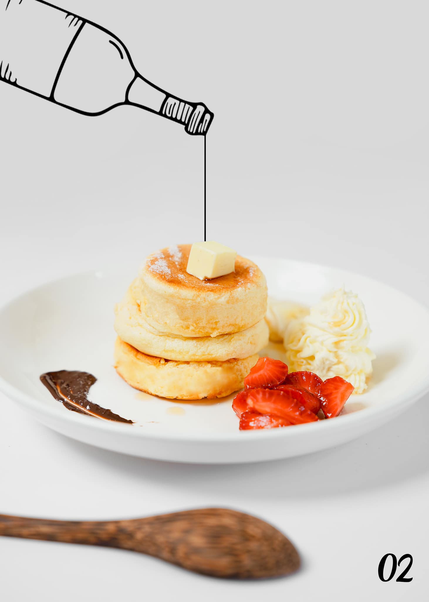 Souffle Pancakes - Cách làm bánh souffle pancake Nhật Bản tươi ngon, mềm mịn cho bữa sáng