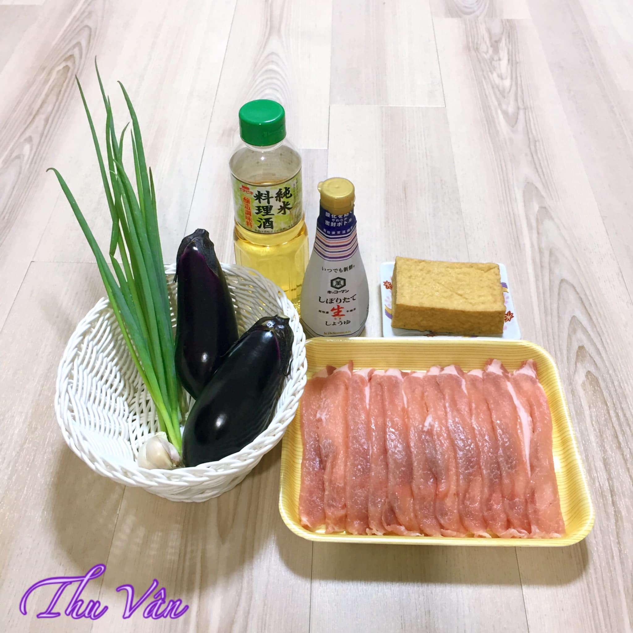 Cách làm cà xếp lớp hấp đậu thịt theo cách làm của người Nhật Bản