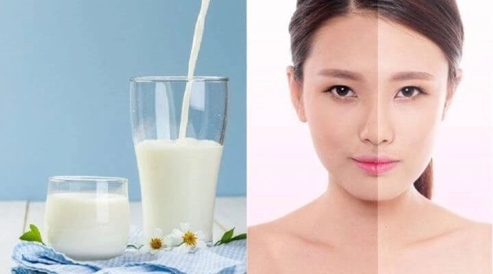 Các chất chống oxy hóa trong sữa tươi sẽ giúp trẻ hóa làn da