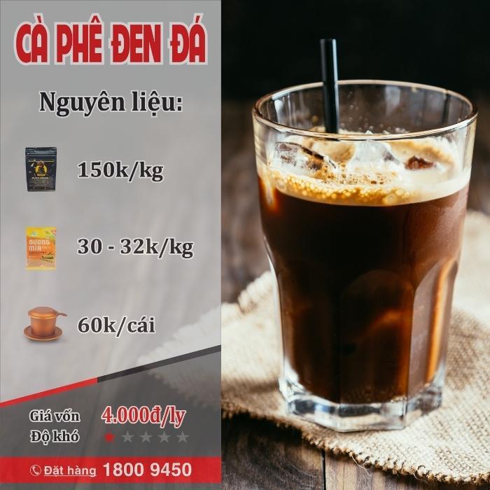 cách làm cà phê đen đá Sài Gòn