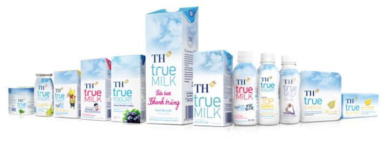 Sữa TH True Milk chiếm thị phần lớn trên thị trường sữa trong nước